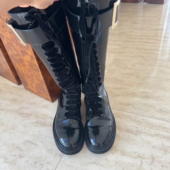Roger Vivier Patent Leather Boots - Picture 3 of 8